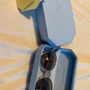 Swarovski Black and Silver Sunglasses
